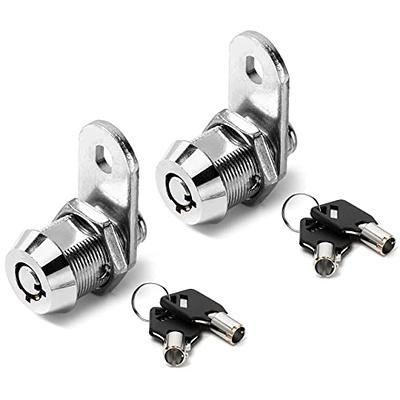 Keyed alike cabinet/drawer lock with 2 keys