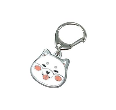 Harikaji Dog Keychain Ring, Cool Cute Pet Dog Keyring Bag Charm Mini Metal  Key Ring Keyfob