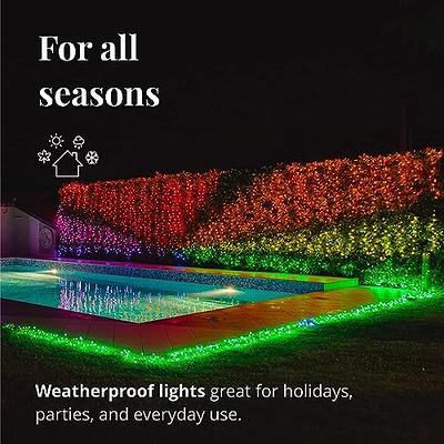 Color Chase Bluetooth APP Controlled Outdoor Holiday String Lights C9 LED  Christmas Lights Kit