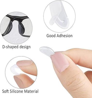 Ouligay 10 Pairs Eyeglass Nose Pads for Glasses Anti Slip for Glasses  Slip-On Silicone Nose Pads for Eyeglasses Nose Piece Pads Anti-Slip Eyewear  Protective Covers Nose Bridge Pads(White) - Yahoo Shopping