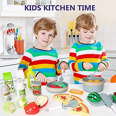 Zero Zoo 66Pcs Kids Kitchen Toy Accessories, Toddler Pretend