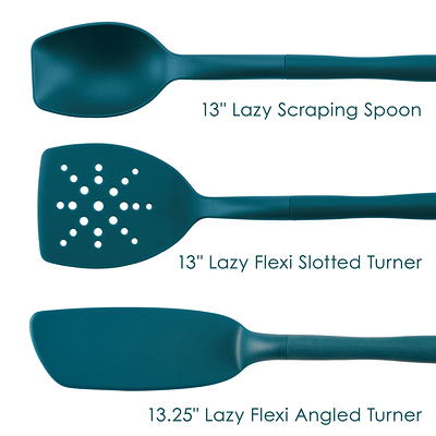 Mainstays Teal Silicone Slotted Kitchen Spatula / Turner 