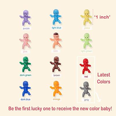 120pcs Mini Plastic Babies, Tiny Plastic Baby Figurines Small King