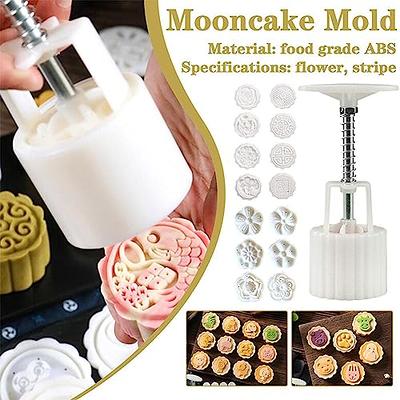 Mooncake mold with 1 stamp, moon cake puff pastry press mold