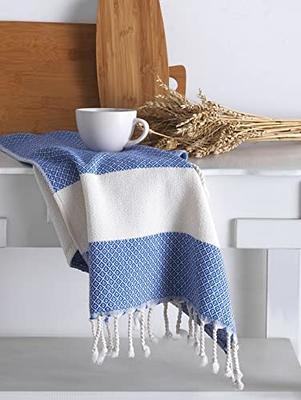 URBAN CHOICE Turkish Hand Towel with Hanging Loop (18 x 38), Set