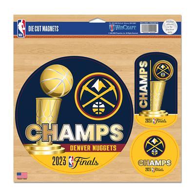 Denver Nuggets Fanatics Authentic Black Framed Wall-Mounted 2023 NBA Finals Champions  Logo Basketball Display Case