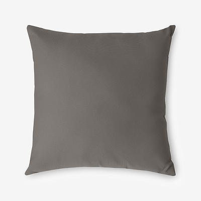 Indoor/Outdoor Toss Pillows - Gray, Size 16 in. Square, Sunbrella | The Company Store