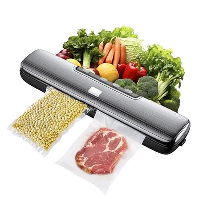 Vacuum Sealer Machine,Kitchen in the box Food Sealer Machine for Food  Storage,Dry/Wet/Seal/Vac/External Vac Modes & 5 Sealing  Temperatures,Automatic Air Sealer with 15Pcs Vacuum Seal Bags,Grey - Yahoo  Shopping