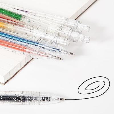 SMOOTHERPRO Metallic Gel Pens 1.0mm Bold Glitter Colored Pen 12 Pack for  Kids Ad