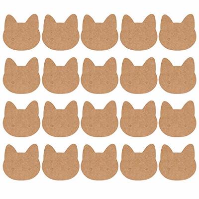 Temlum 100 Pcs Earring Display Cards with Self-Sealing Bags