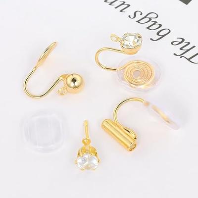 6Pcs Clip On Earring Converters Hypoallergenic Clip On Earring