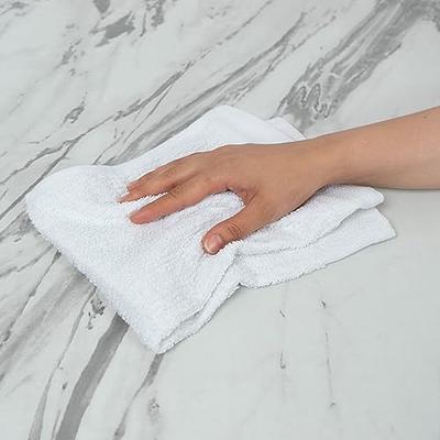 100% Cotton Bar Mop Towels, 16x19, Ribbed Terry Cloth, 24 Ct