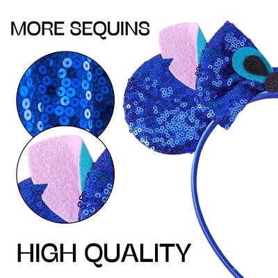 DRESHOW Mickey Ears Headbands Sequin Hair Band Accessories for Women Girls  Cosplay Party