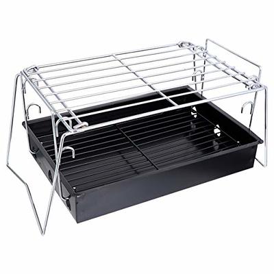 Hemoton BBQ Grills Cookie Drying Rack Bread Loaf Pan Can Strainer Wire Rack  for Baking Oven Rack Barbecue Grill Rack Food Frying Rack Roasting Baking  Rack Stainless Steel Mesh Cooling Rack 