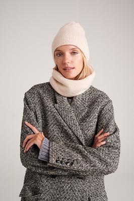 Woolen Plain Grey Winter Cap