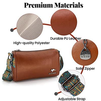  Crossbody Bags for Women Trendy,Vegan PU Leather