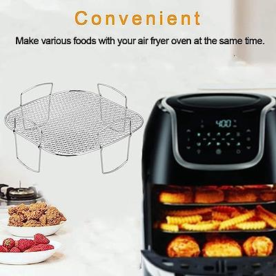  Square Air Fryer Accessories, 8 Inch XL Deep Fryer