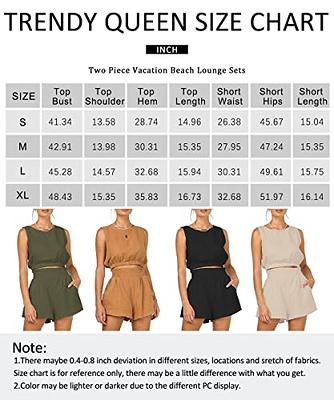 Trendy Queen 2 Piece Outfits Womens Summer Two piece Sets Lounge