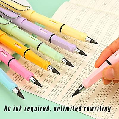 Vanleonet 3 Sets Forever Pencils with Erase, Inkless Magic Pencil, Infinity  Reusable Pencil,Pencil That Never Needs Sharpened, Everlasting Pencil