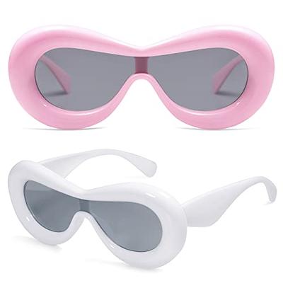 Oversized Thick Frame Square Sunglasses Retro Mens Women Hip Hop Shades  Glasses