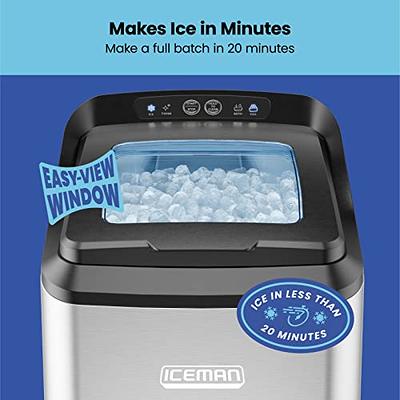 Nugget Countertop Ice Maker, Silonn Chewable Pellet Ice Machine with  Self-Cleaning Function, 33lbs/24H, Portable Ice Makers for Home, Kitchen,  Office, Stainless Steel - Yahoo Shopping