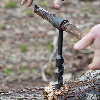 1 x 10 Scotch Eye Wood Auger Drill Bit for Camping and Bushcraft - Manual  Auger - for