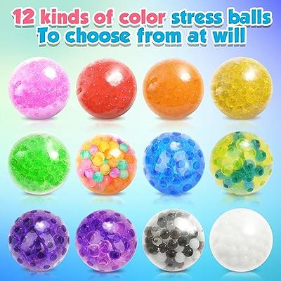 Christmas Mini Sensory Stress Ball Pack for Christmas Party Favors, Squeeze  Toy with Water Beads to Stress Reliever,Christmas Stocking Stuffers