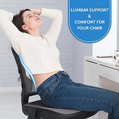 Cozyhealth Lumbar Support Pillow for Sleeping, Heated Lumbar Pillow with