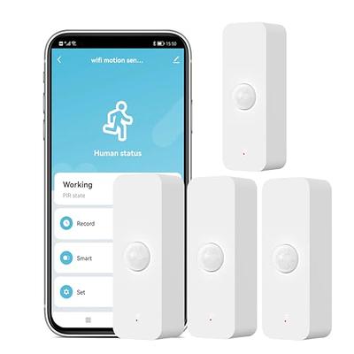 WiFi Smart Motion Sensor: PIR Motion Detector Alert, Wireless