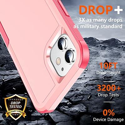 SPIDERCASE Designed for iPhone 12 Case/iPhone 12 Pro Case, [10 FT Military  Grade Drop Protection] [with 2 pcs Tempered Glass Screen Protector]