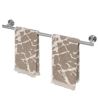 DGYB Brushed Nickel Towel Bar for Bathroom 17 Inch Suction Cup Towel Holder  Premium 304 Stainless