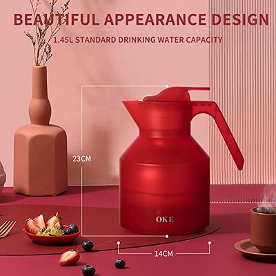 Large Thermal Coffee Carafe Double Walled Thermos Household Glass Liner  Coffee Pot Household Insulation Pot Vacuum Carafes