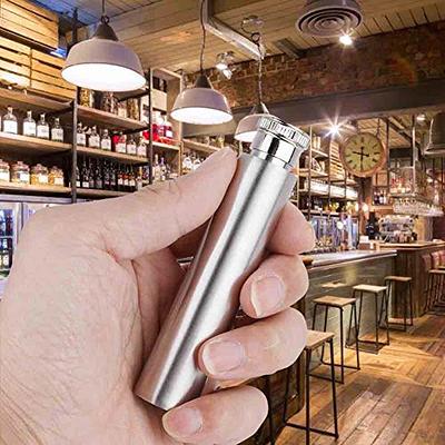 Plastic Hip Liquor Whiskey Alcohol Flask Cap Pocket Leak-proof Water Bottle