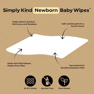 Waterful Plastic Free Baby Wipes, 99.9% Purified Water Wipes, Vegan,  Biodegradable & Fragrance Free, Perfect for Sensitive and Newborn Skin,  Bulk Multipack – 720 Count (12 Packs of 60 Wet Wipes) - Yahoo Shopping