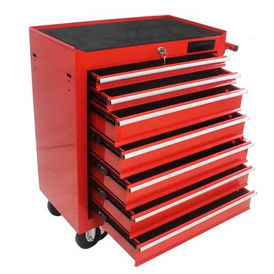 Metal Tool Box for Sets and General Use 4,729 cu. in. in 3 Storage