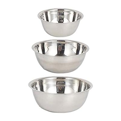 Prepology 3-pc Microwave- Safe Stainless Steel Mixing Bowls w/ Lids 