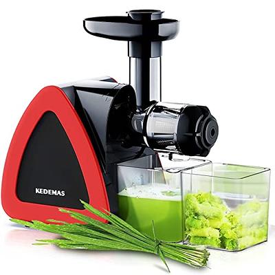 YIOU Juicer Machines, Cold Press Slow Masticating Juicer Easy to Clean with 3 Modes Vegetable and Fruit Juicer Extractor BPA-Free High Hardness