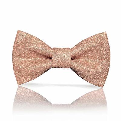 Men's Gold Glitter Bow Tie