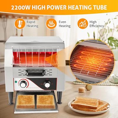 Stainless steel Automatic Fast Heating 2 slice Mini grilled bun