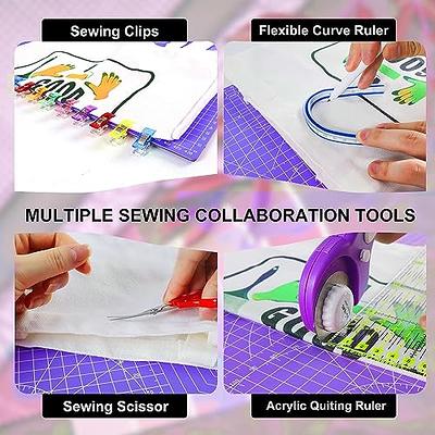 AUTOTOOLHOME 45mm Wavy Rotary Cutter 10pc Pinking Circular Refill Blades Fabric Paper Cutters Cutting Knife Patchwork Leather Sewing Tool
