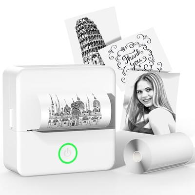 Mini Printer, Portable Sticker Printer For Printing Student Notes Memo  Pocket Label Printer