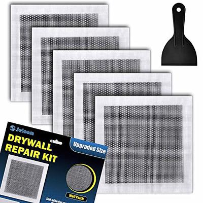 Damaged Wall Repair Set,11Pcs Drywall Repair Kit Fiberglass Mesh Crack  Patch Self Adhesive Wall Repair Patch with Scraper Metal Repairing  Wallboard Damaged Wall Repair Set for Drywall Ceiling 