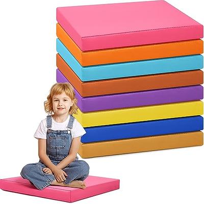 6PCS Square Kids Floor Cushion Toddler Foam Seat Cushion