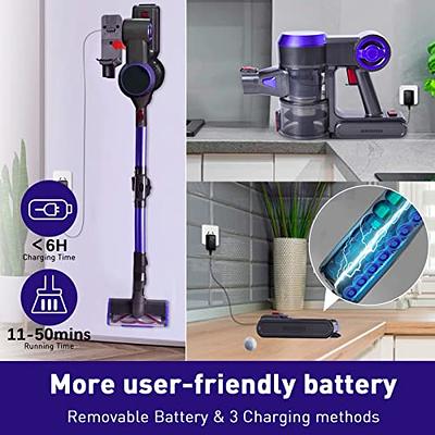 whall Cordless Vacuum Cleaner, Upgraded 25Kpa Suction 280W Brushless Motor  4 in 1 Cordless Stick Vacuum Cleaner, Lightweight Handheld Vacuum for Home  Pet Hair Carpet Hard Floor, up to 55mins Runtime - Yahoo Shopping