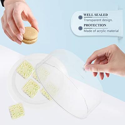 Microwave Food Cover Clear Sheet Protectors Dessert Serving Dome