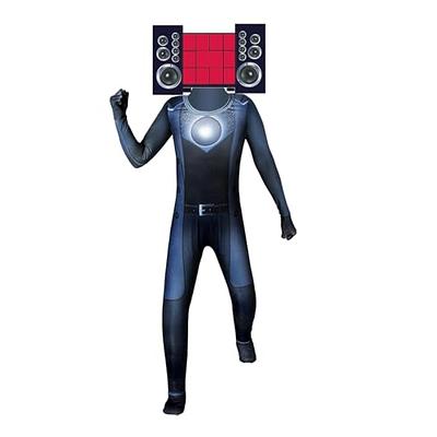 4-9 Years Kids Skibidi Toilet Cosplay Costume Tv Man Cameraman Speakerman  Halloween Party Bodysuit Gifts, Fruugo Ie