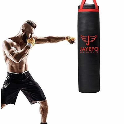 Jayefo Leather Boxing Gloves Muay Thai Training Punching Bag