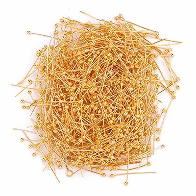 BEADIA Ball Head pins Gold for DIY Jewelry Making 20mm 600pcs - Yahoo  Shopping