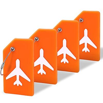 M-sorflly Luggage Tag for Suitcases, Quickly Spot 8 Pack Luggage Identifier  Tags, Travel Accessories Name Tags for Backpacks, Suitcases, Travel Bags