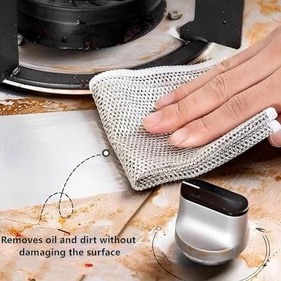 New Multifunctional Dish Brush Household Kitchen Oily Sponge Long Handle